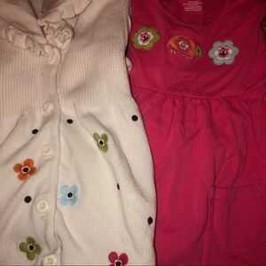 Girl’s Gymboree sweater and dress size 5 and 5T